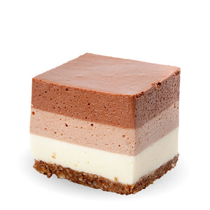 Triple Chocolate Cheesecake Square