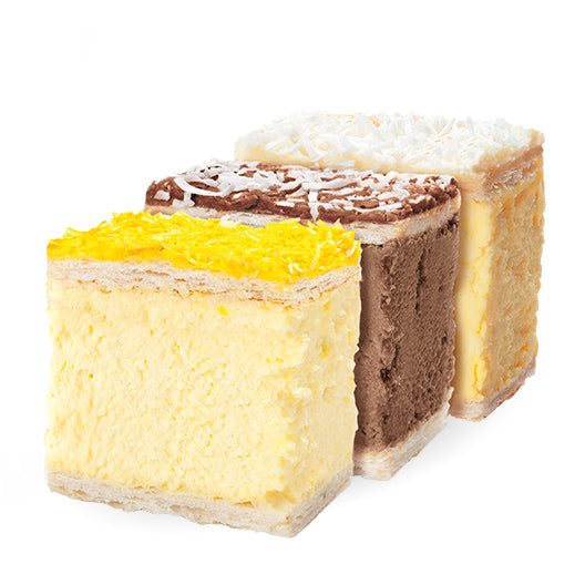 Assorted Custard Slice of Custard Heaven